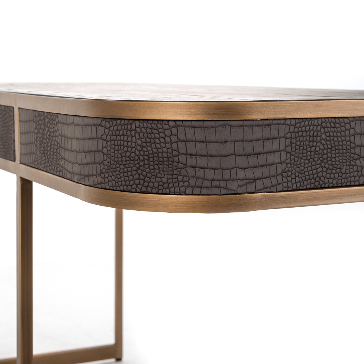 7535 - Desk Classio brushed gold