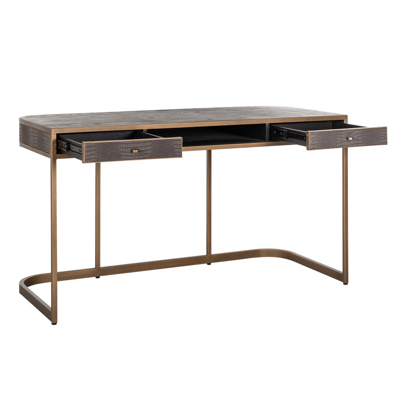 7535 - Desk Classio brushed gold
