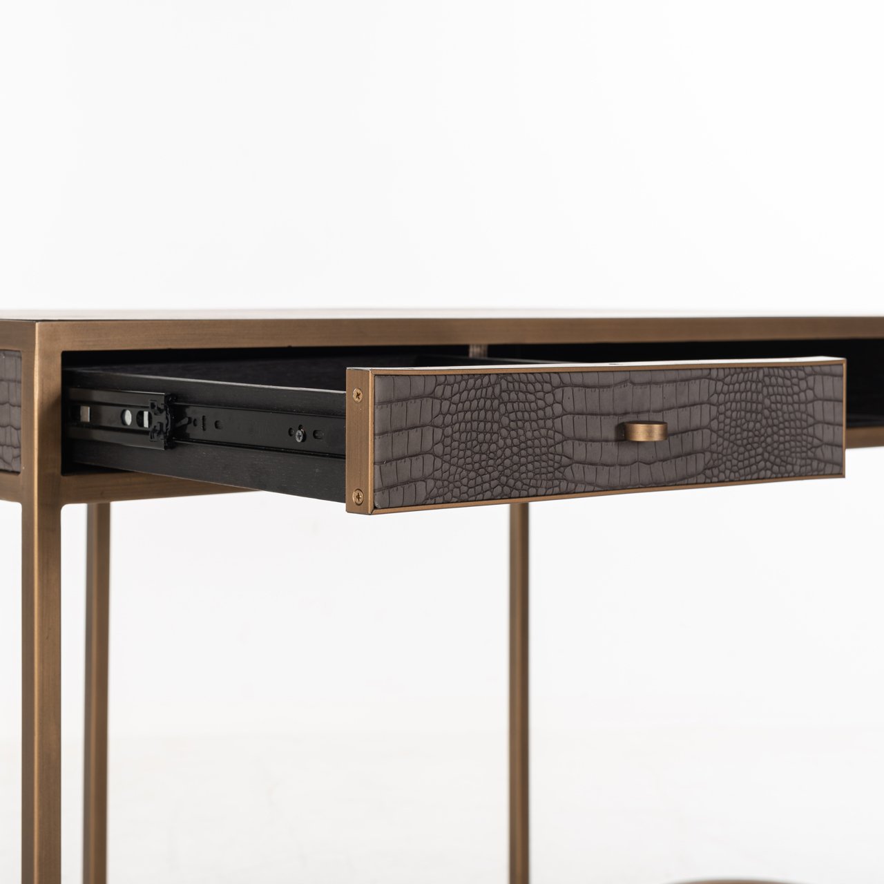 7535 - Desk Classio brushed gold