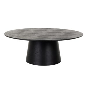 7553 - Coffee table Blax black 110Ø