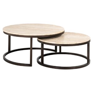 7662 - Coffee table Avalon bronze (Set of 2)