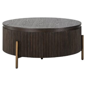 7752 - Coffee table Luxor brown 95Ø