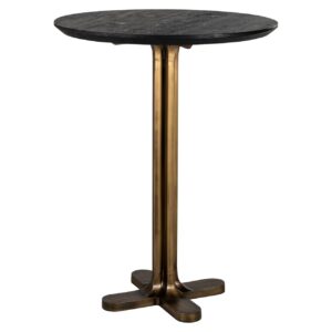 7763 - Bar table Revelin black/gold 81Ø