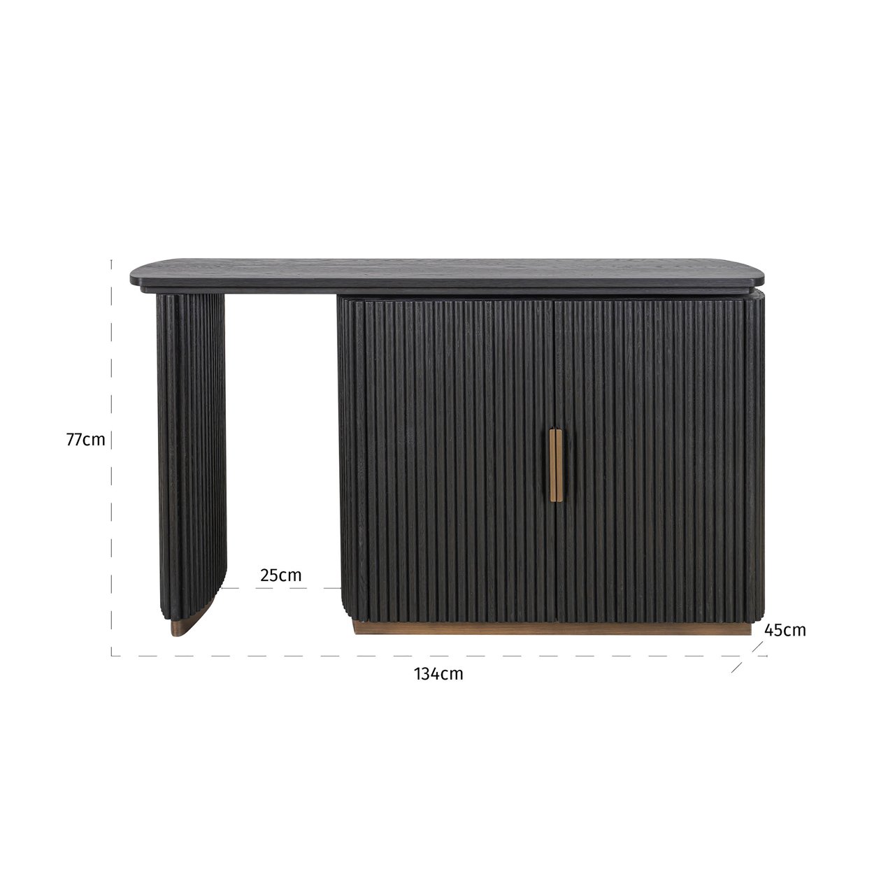 7811 - Desk Cambon dark coffee