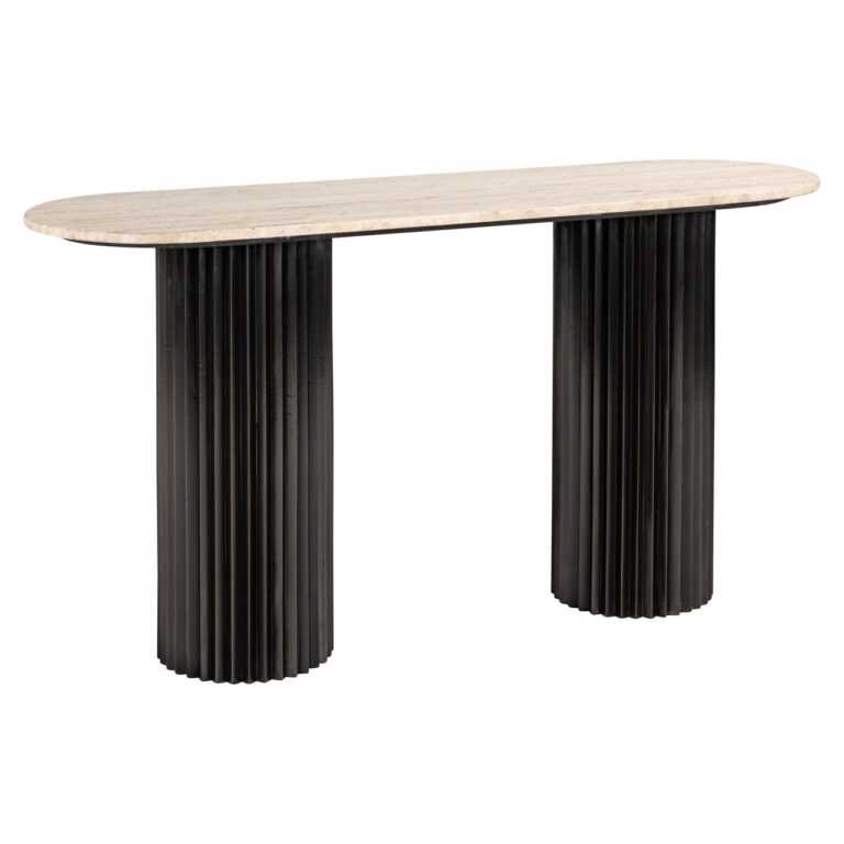 Konsola Hampton ciemnobrązowa