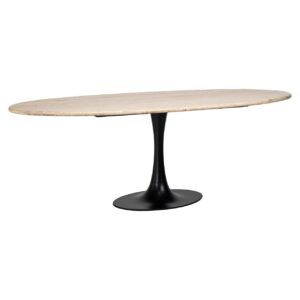 7922 - Dining table Hampton black oval 230