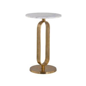 825191 - End table Celine brushed gold