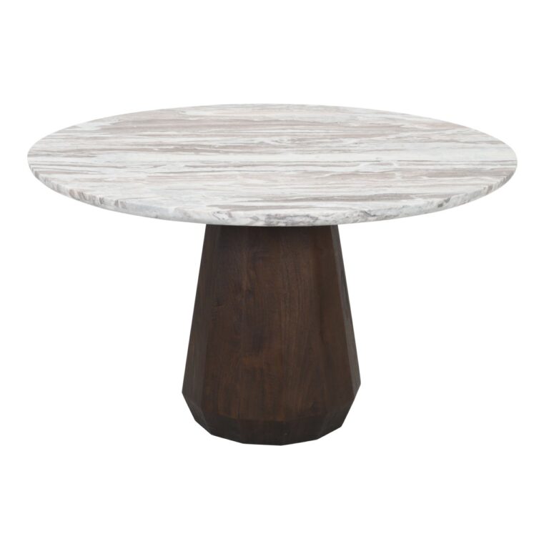 Stół jadalny Oberoy Blush beżowy 130Ø