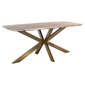 8634 - Dining table Bottega Blush beige danish oval 220