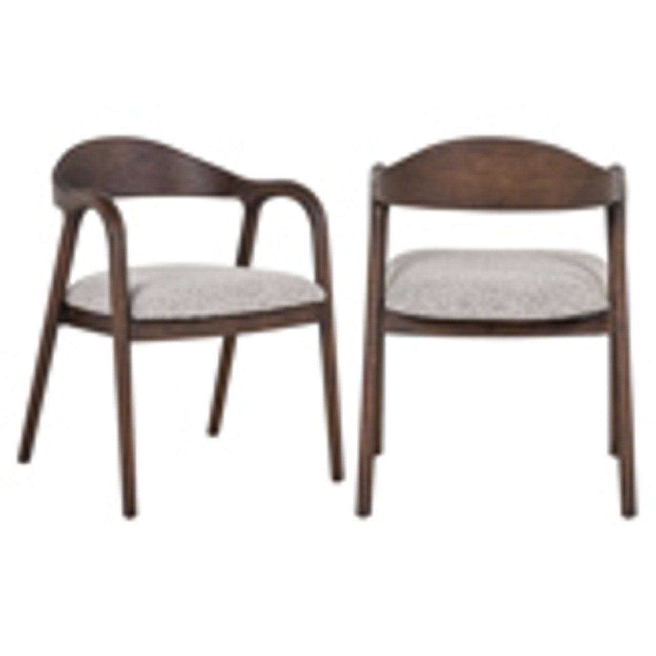 215193 - Dining chair Mihara mocca fancy fire retardant
