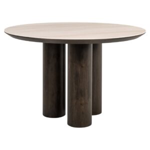 8757 - Dining table Ritz brown 120Ø