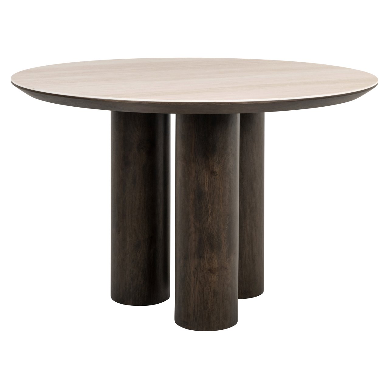 8757 - Dining table Ritz brown 120Ø