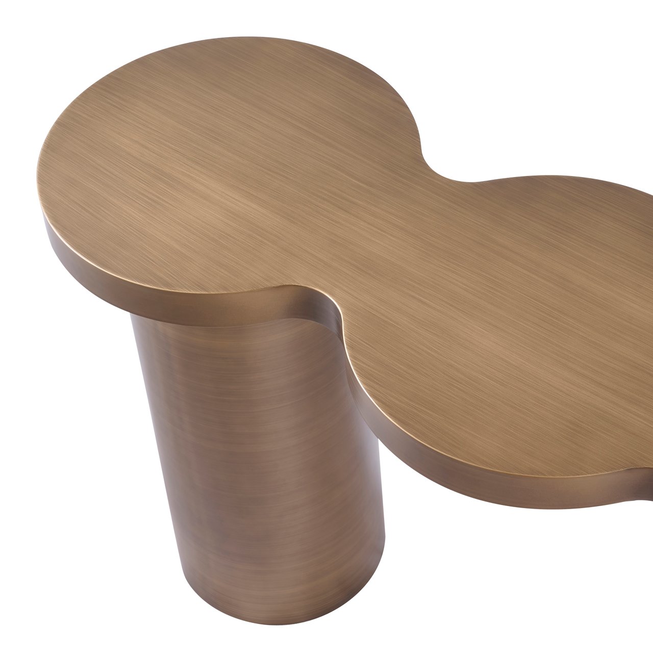 8770 - Console Bubba brushed gold