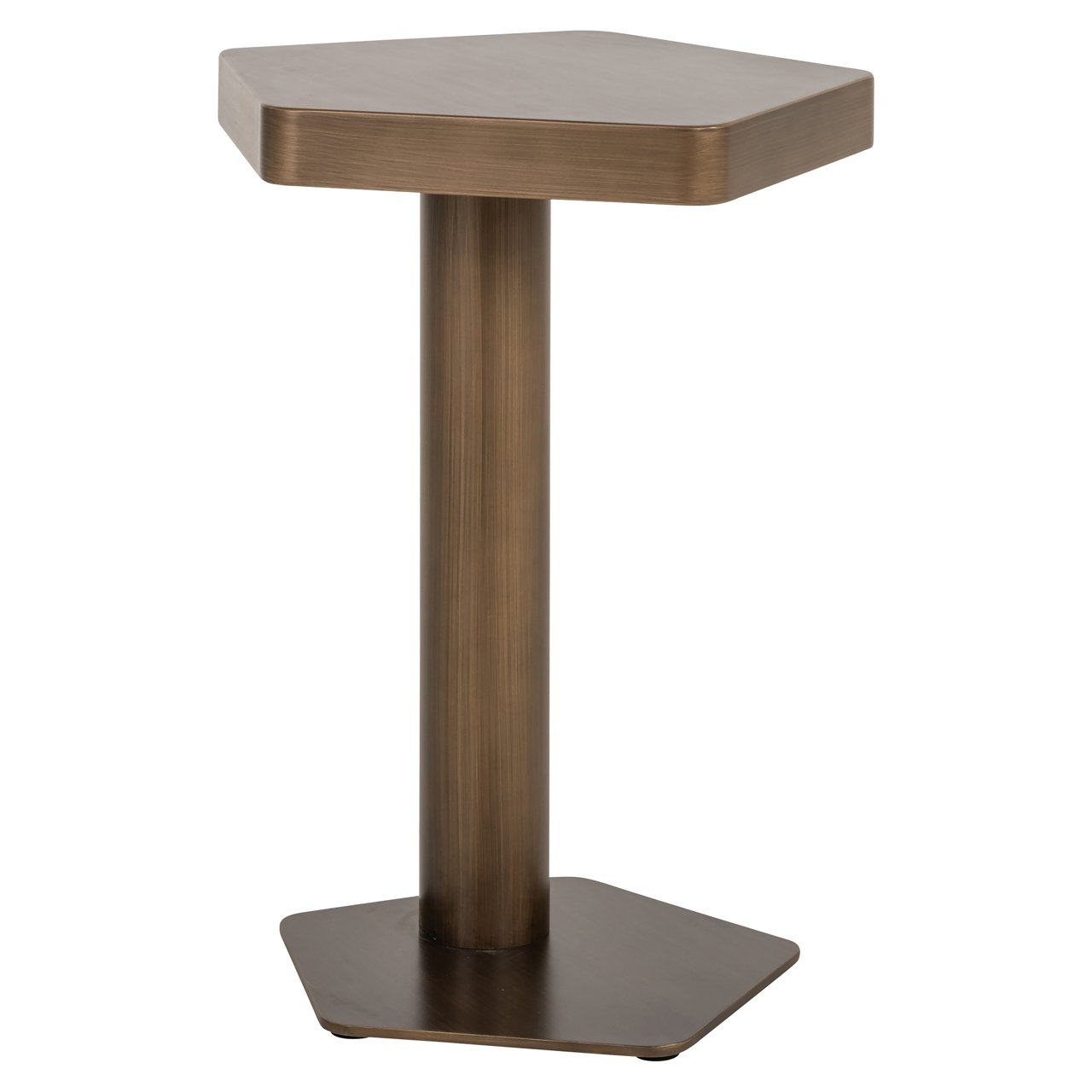 8776 - Sofa table Hexa brushed gold
