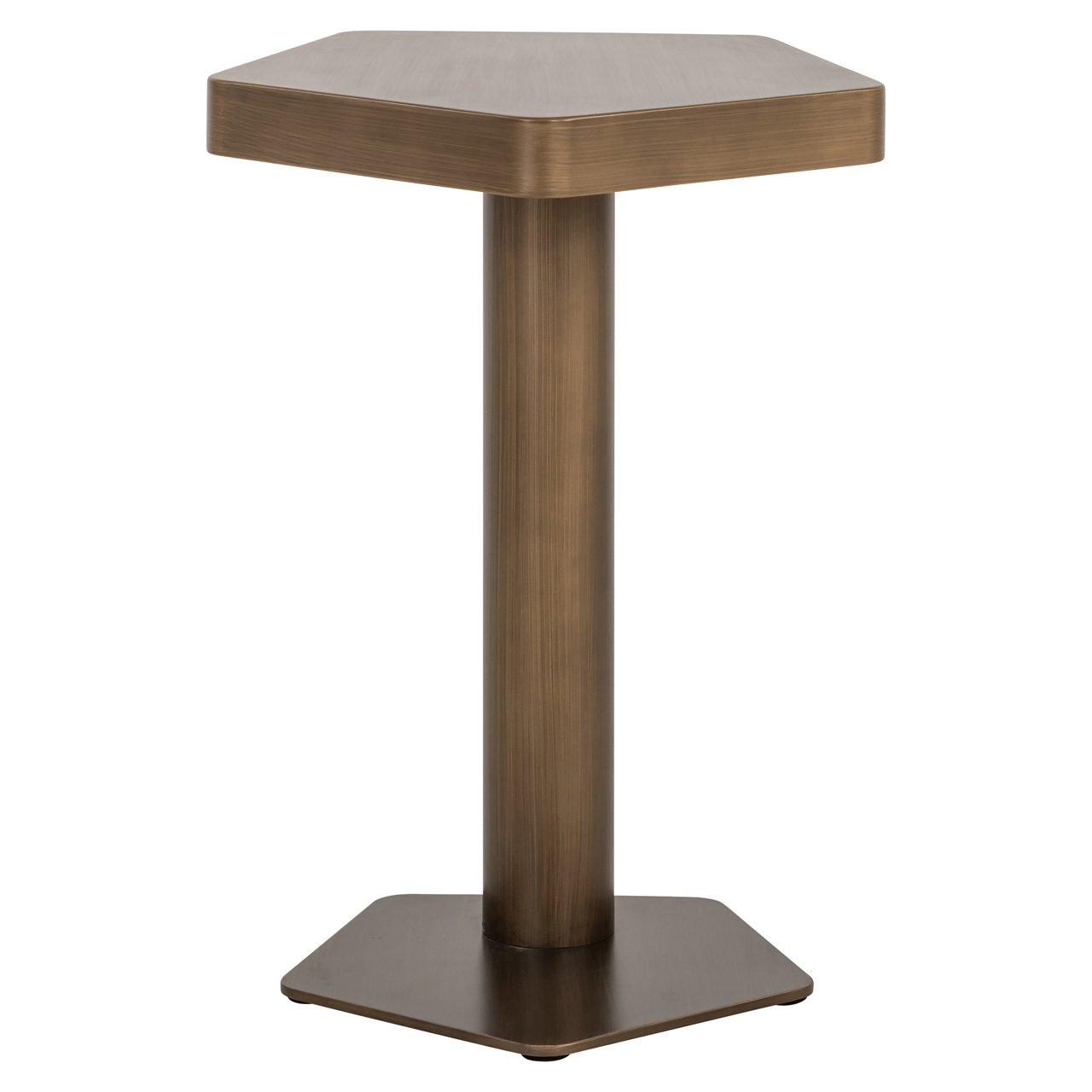 8776 - Sofa table Hexa brushed gold