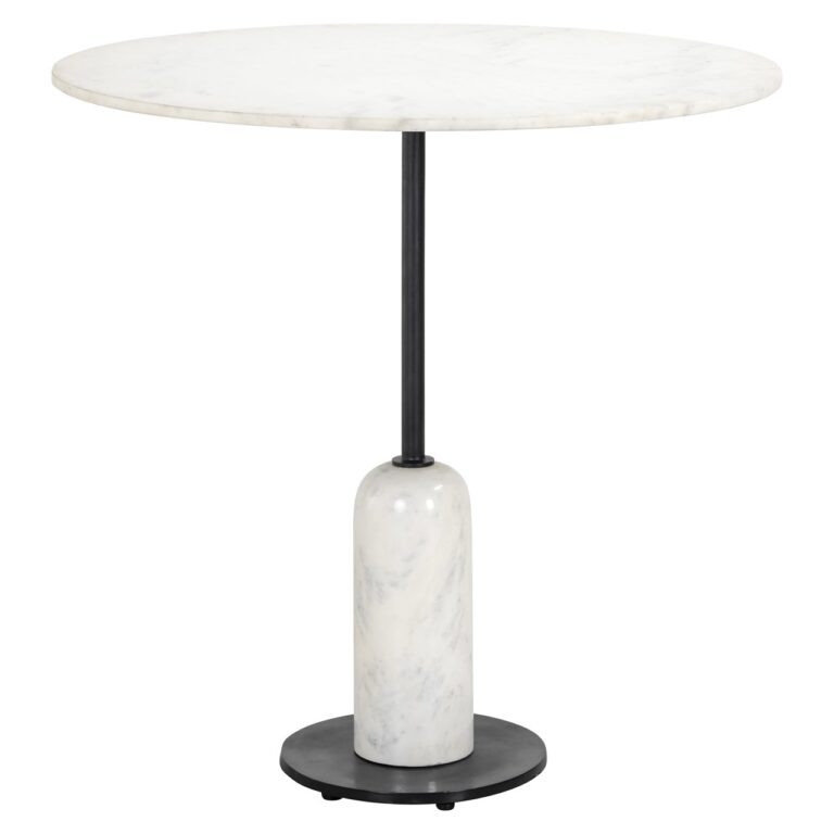 Stół jadalny Jagger czarno/biały 76,5Ø