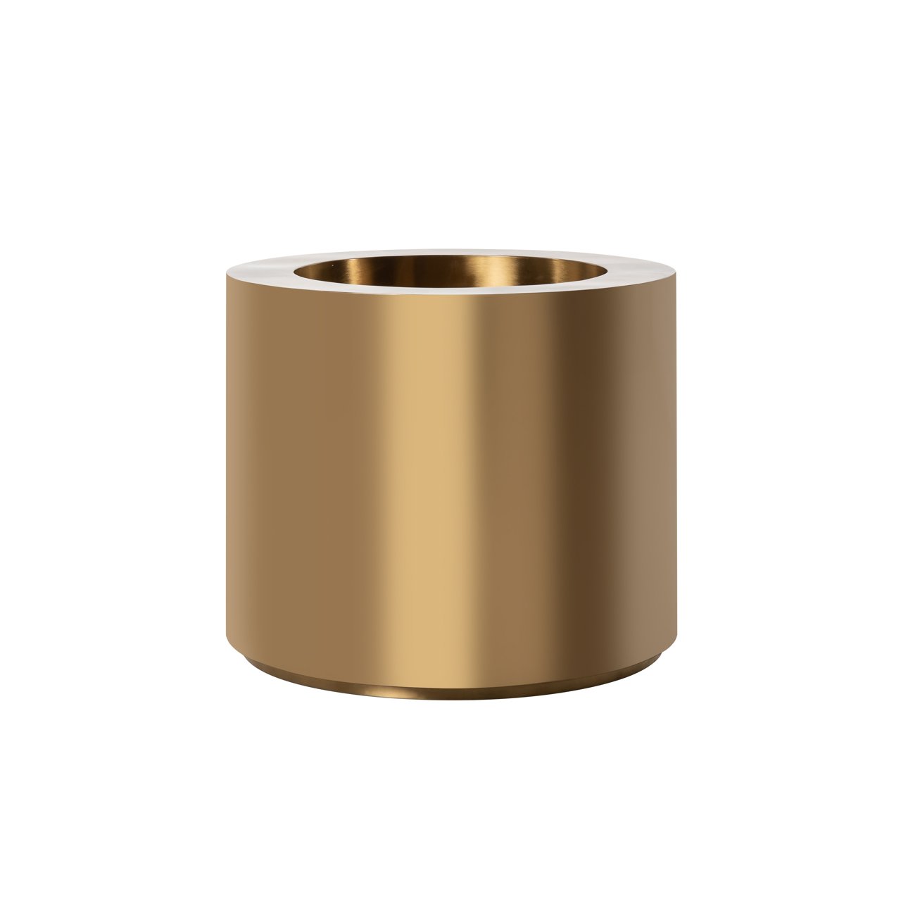 -FP-0007 - Planter Donna brushed gold 60Ø