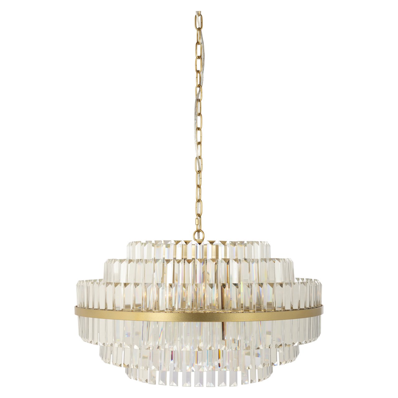 -HL-0154 - Chandelier Desire brushed gold large