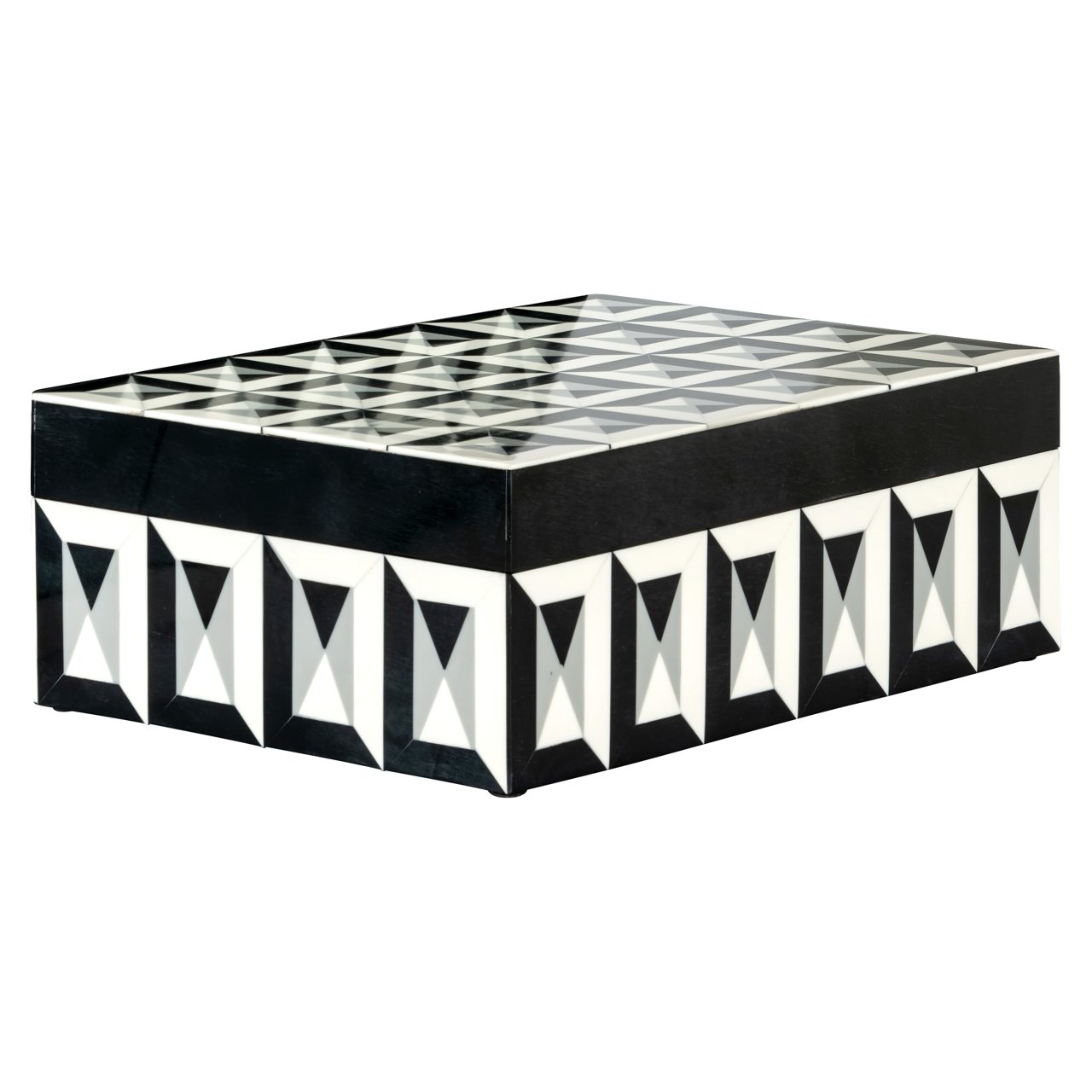 -JB-0064 - Storage box Licia black/white large
