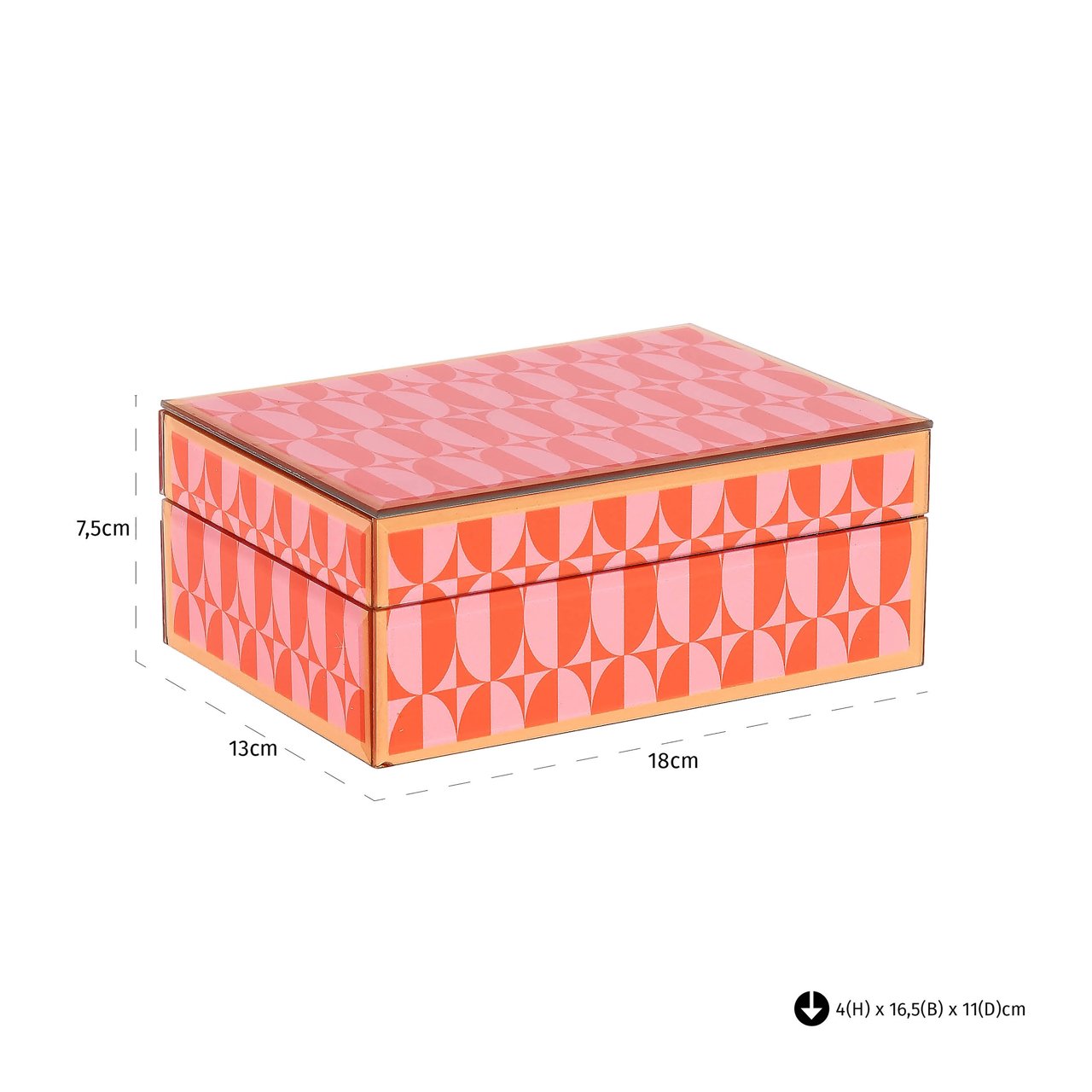 -JB-0089 - Storage box Abba pink small