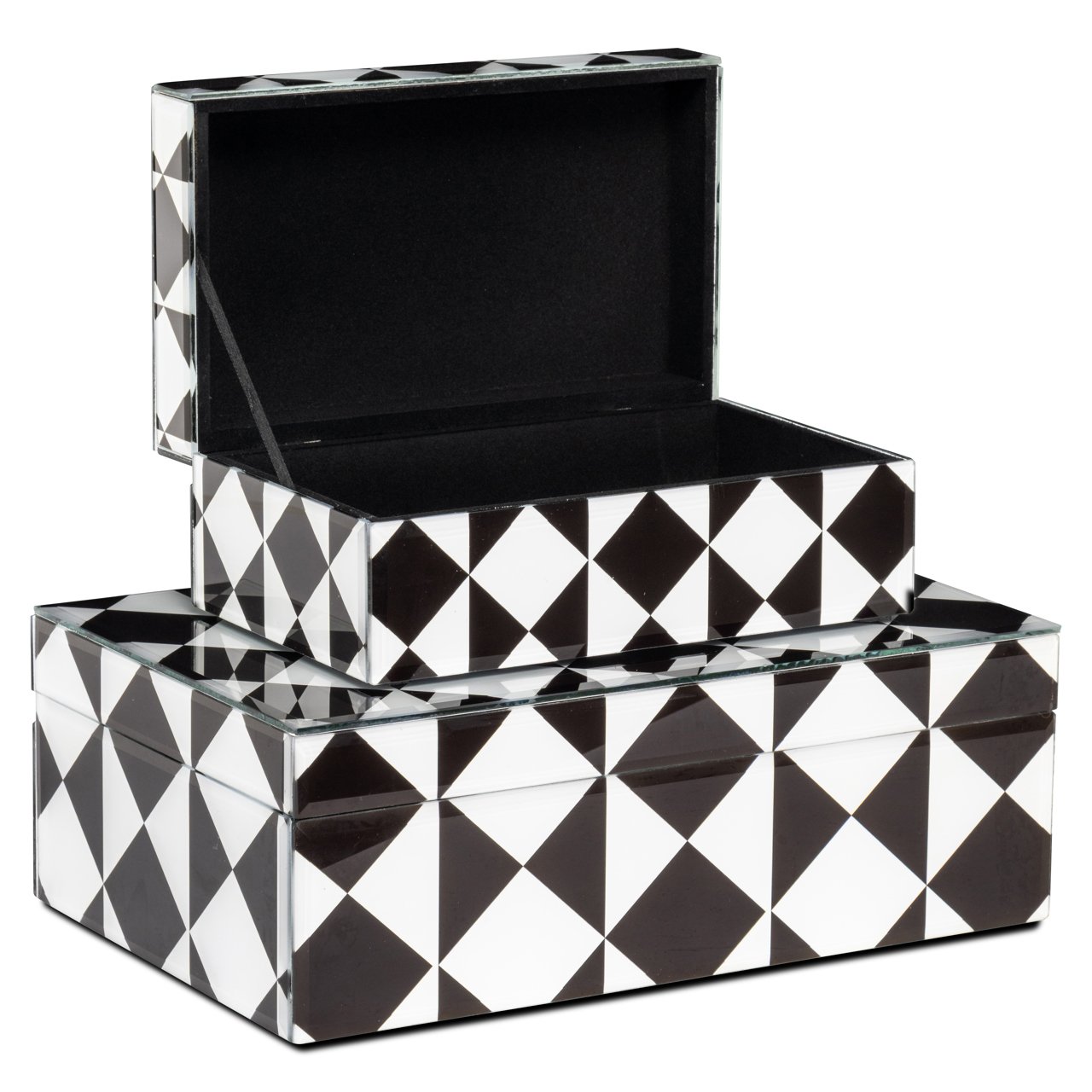-JB-0102 - Storage box Silas black/white small