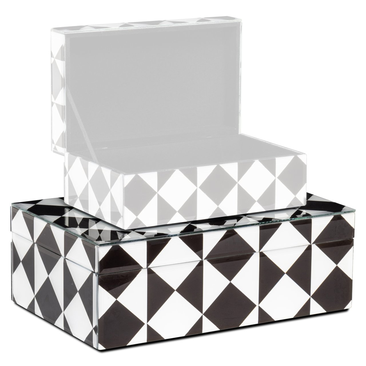 -JB-0103 - Storage box Silas black/white large