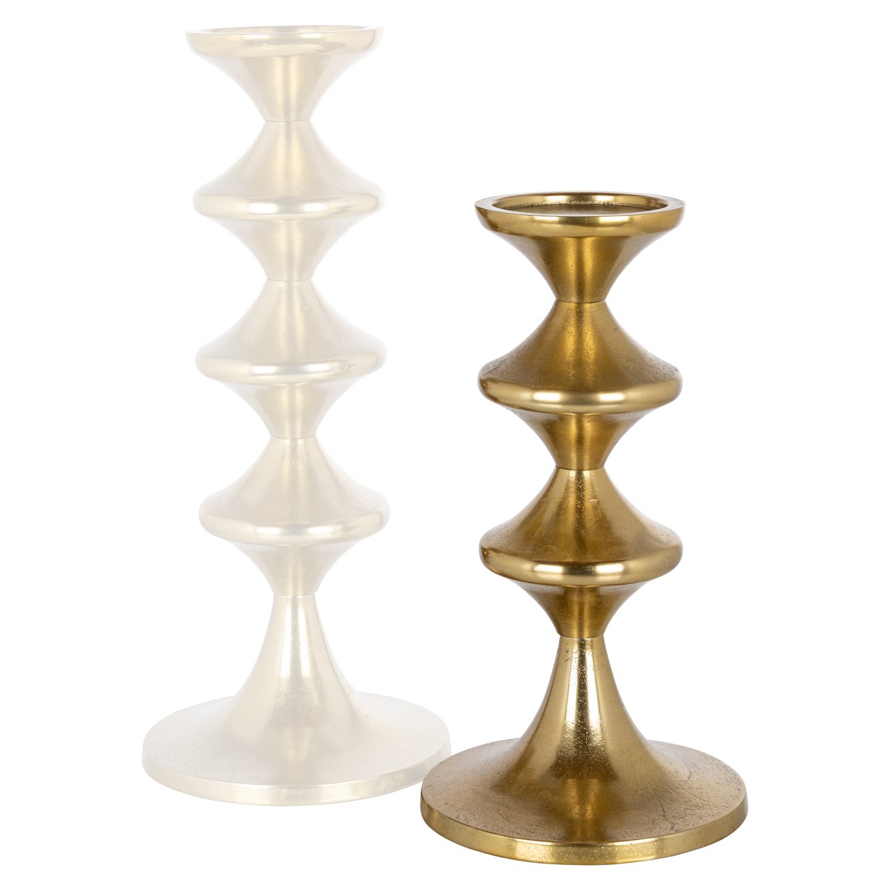 -KA-0197 - Candle holder Ayden gold small