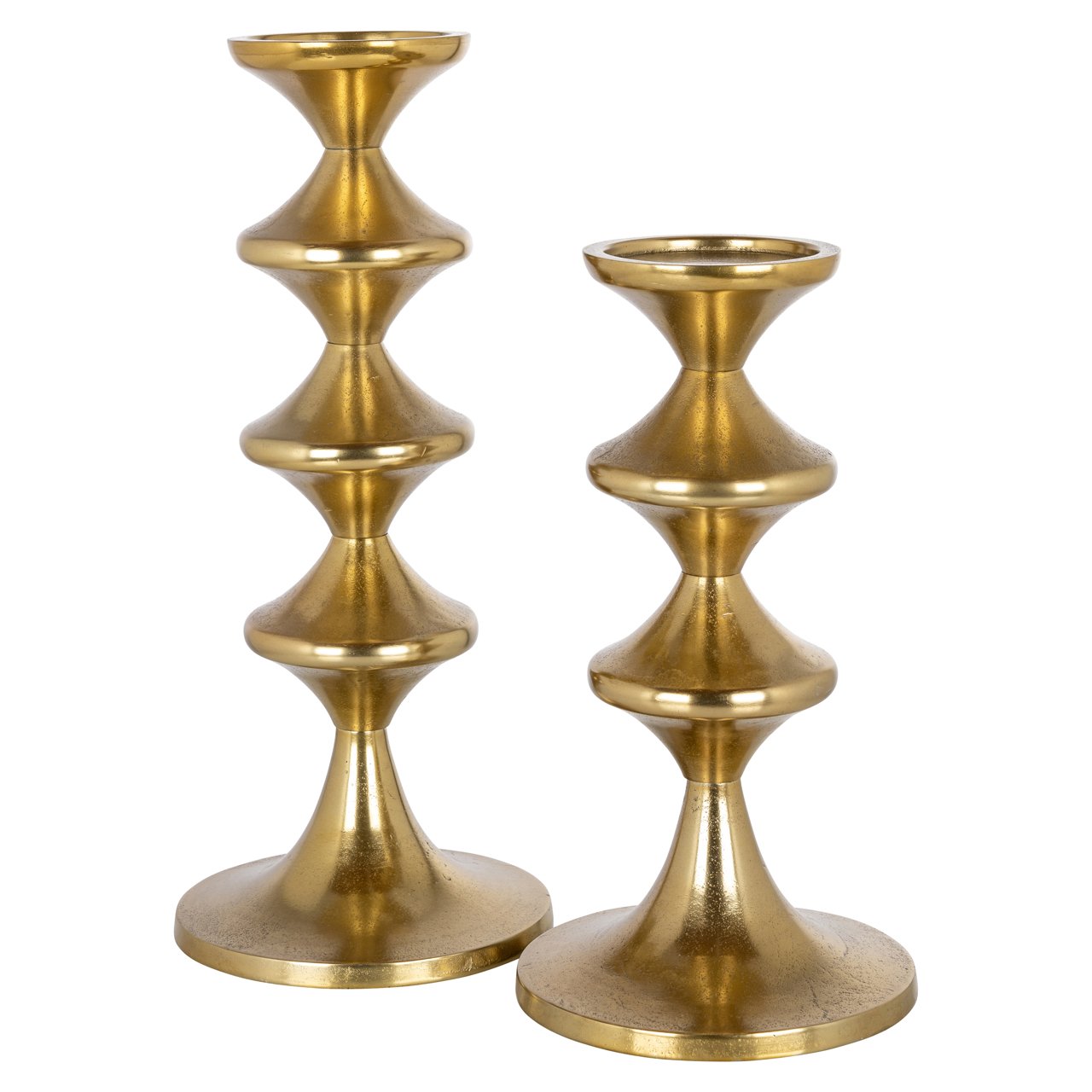 -KA-0198 - Candle holder Ayden gold large