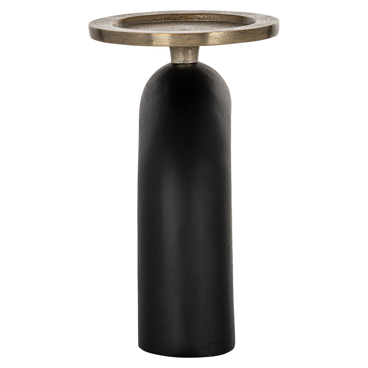 -KA-0204 - Candle holder Livi black/gold small