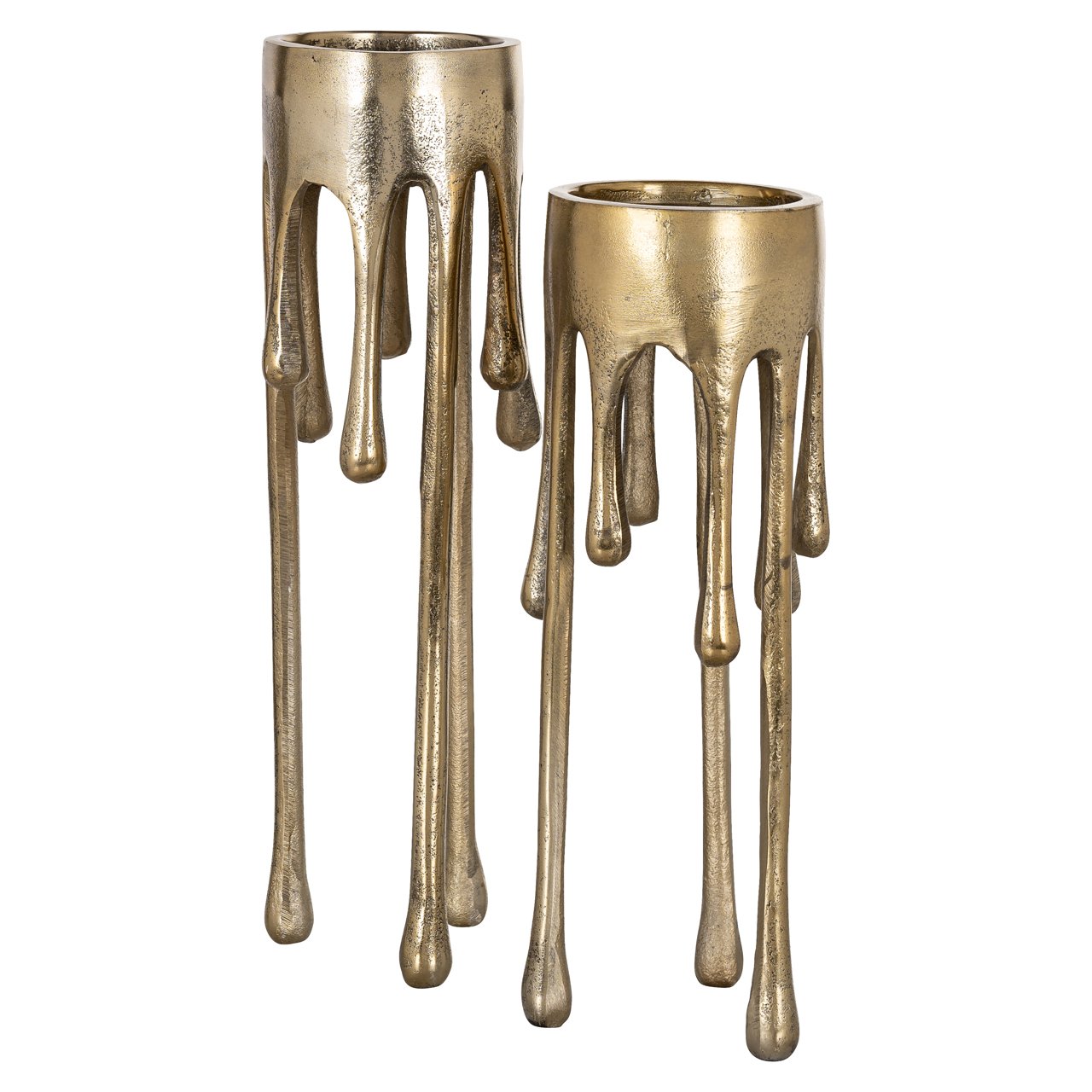 -KA-0206 - Candle holder Lorin brushed gold small