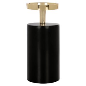 -KA-0216 - Candle holder Caya black/gold large