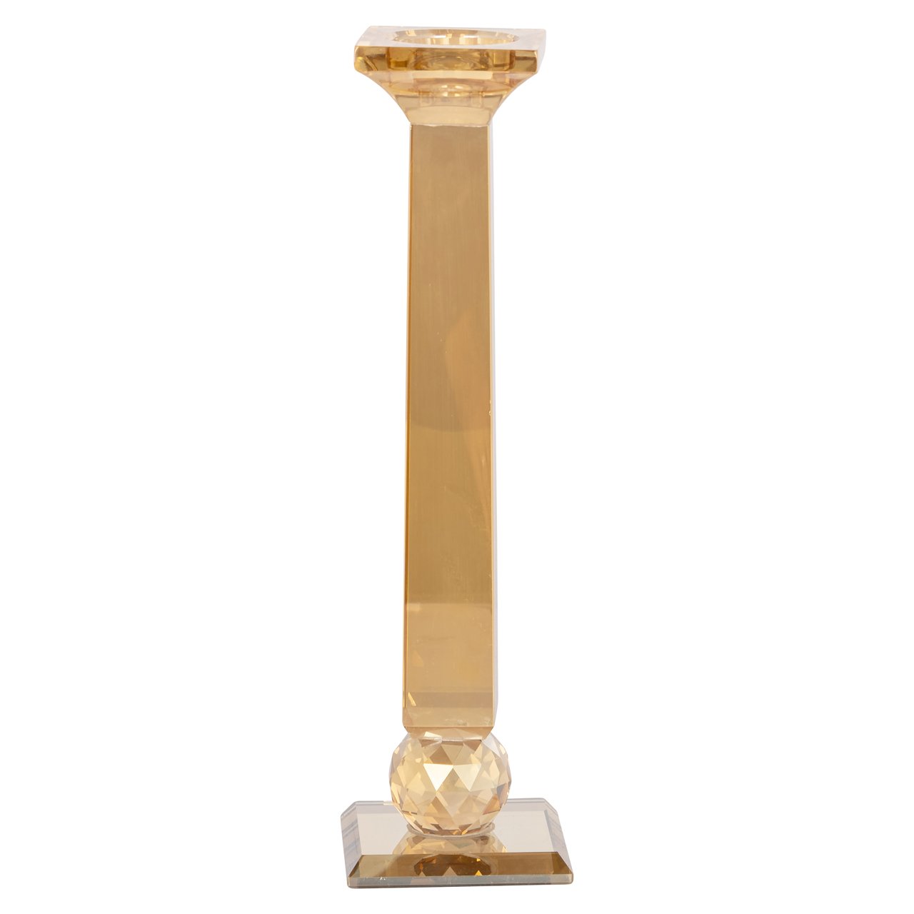 -KA-0265 - Candle holder Milou amber small