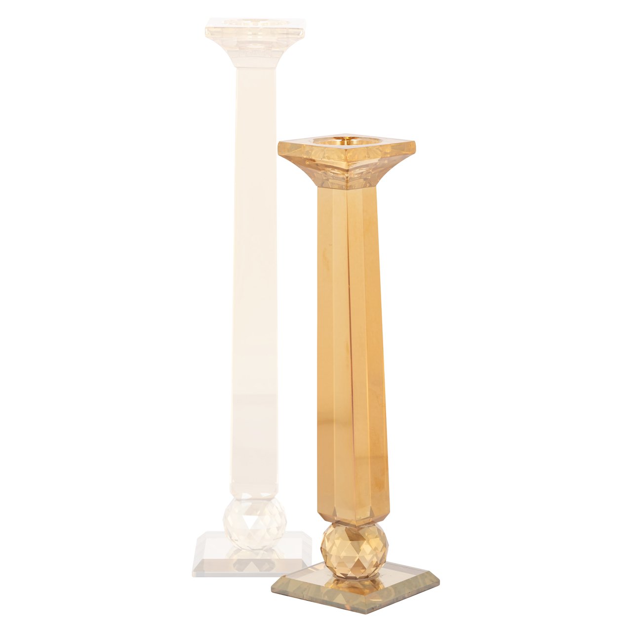 -KA-0265 - Candle holder Milou amber small