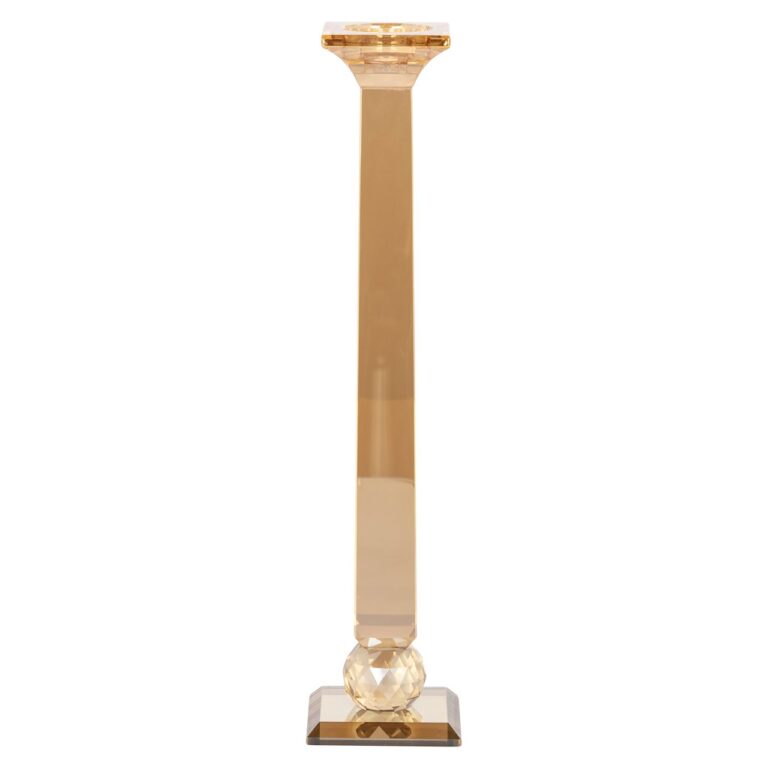 Świecznik Milou Bursztynowy duży