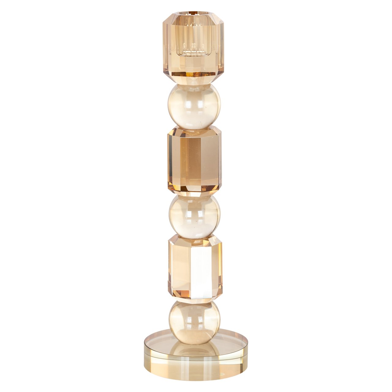 -KA-0275 - Candle holder Meral brown large