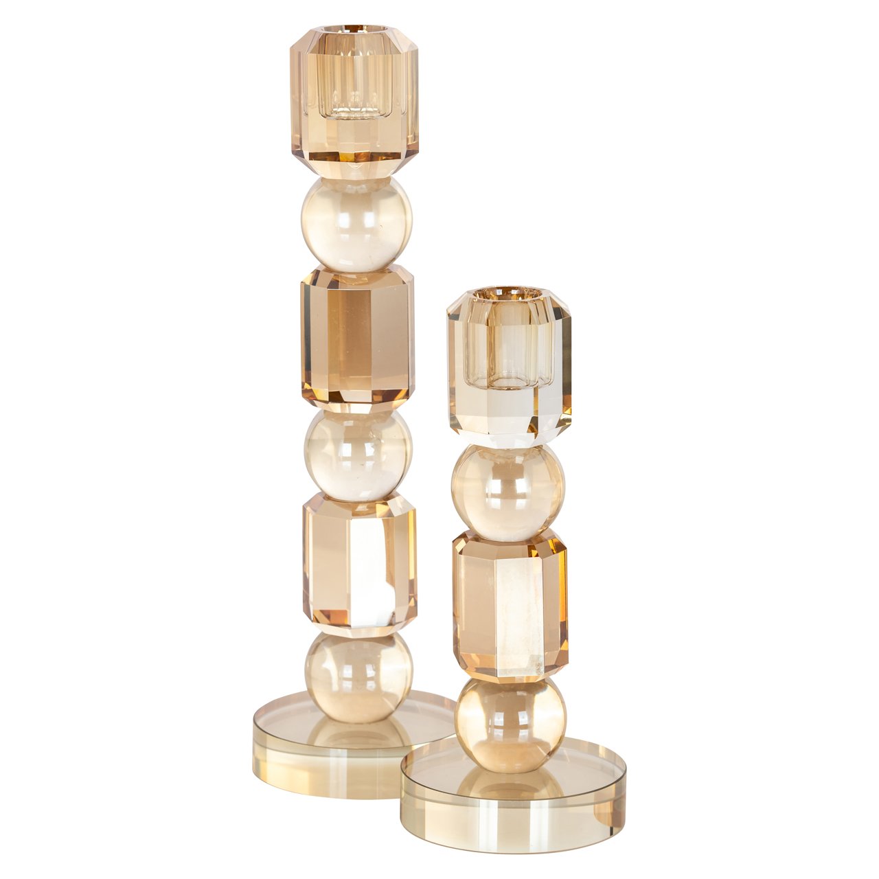 -KA-0275 - Candle holder Meral brown large