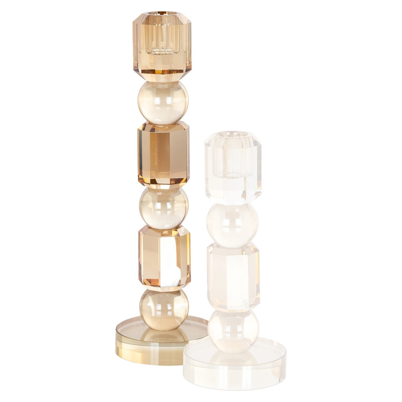 -KA-0275 - Candle holder Meral brown large