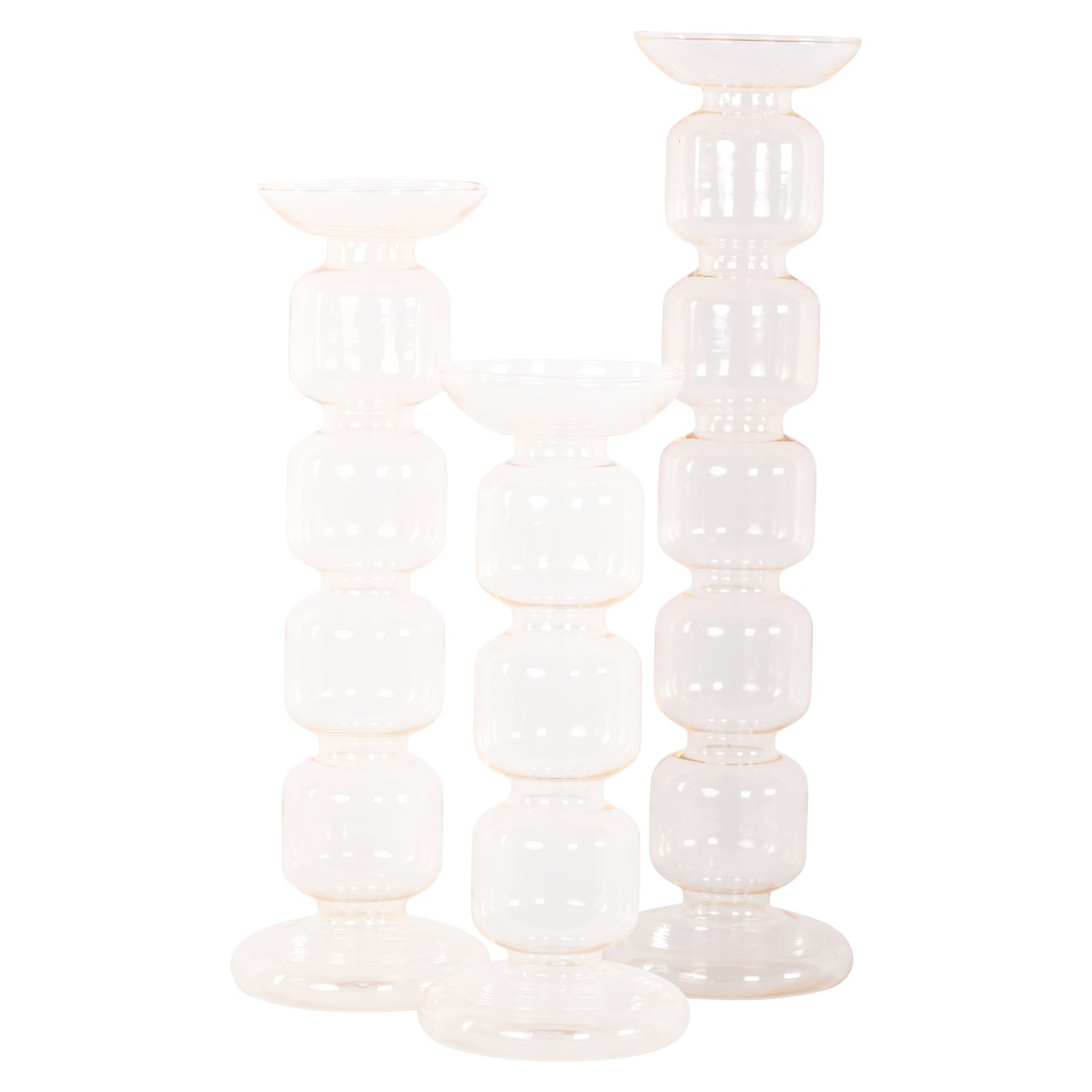 -KA-0304 - Candle holder Rabia amber large