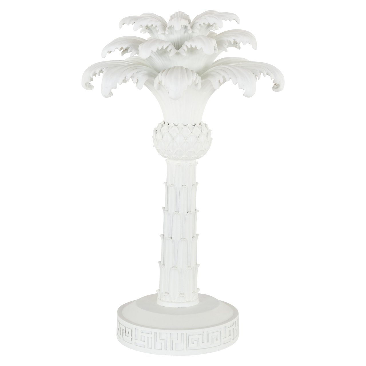 -KA-0308 - Candle holder Palma white small