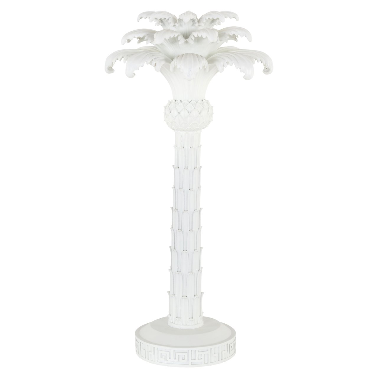 -KA-0309 - Candle holder Palma white large