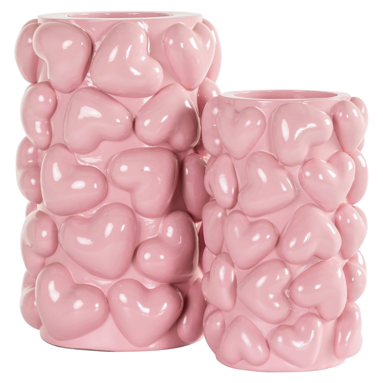 -KA-0318 - Candle holder Emel pink large