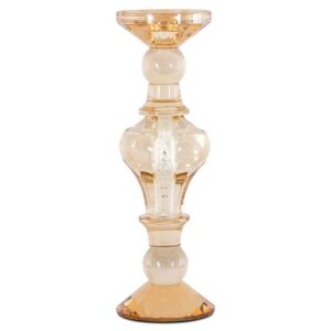 -KA-0330 - Candle holder Dilan amber large