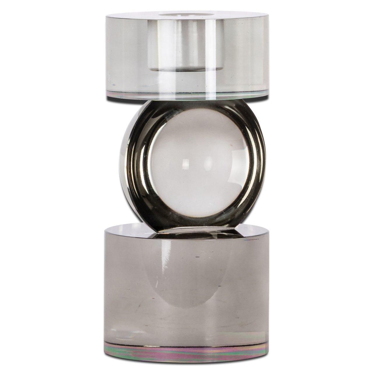 -KA-0331 - Candle holder Jennyl grey small