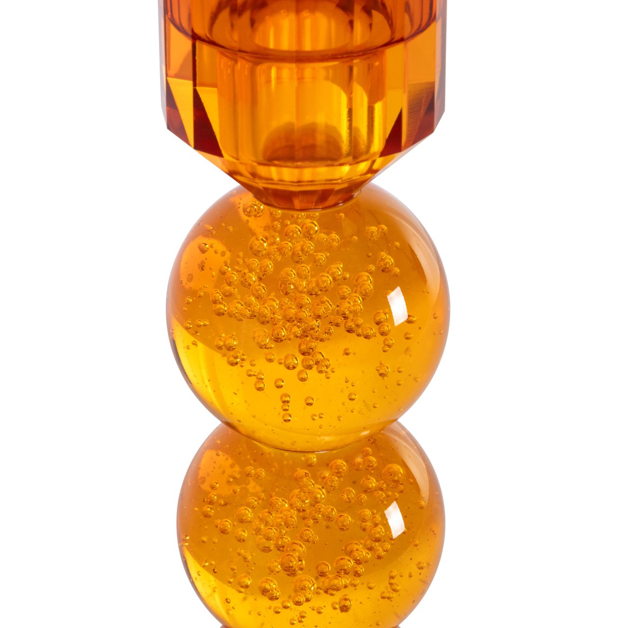 -KA-0333 - Candle holder Raylan orange small