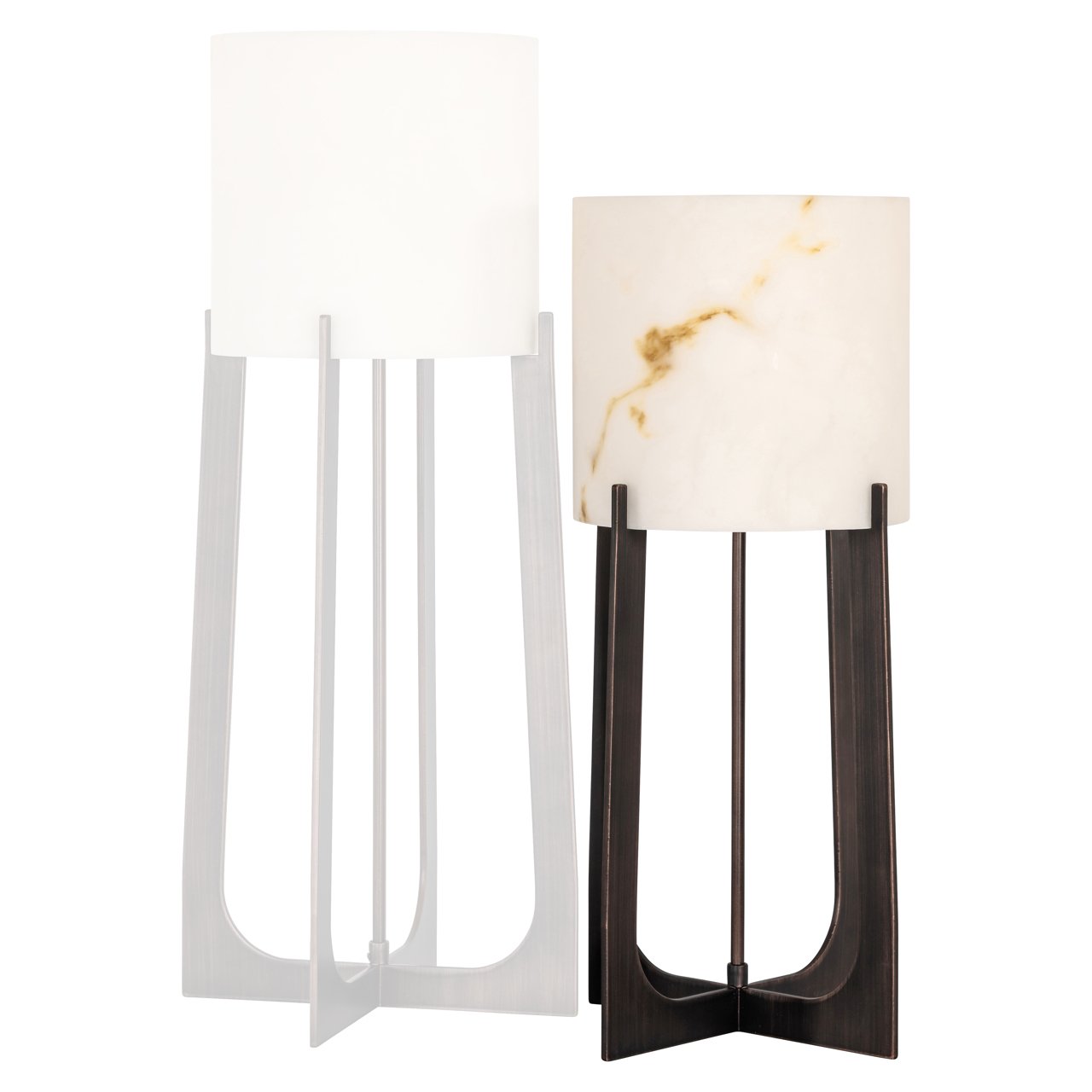 -LB-0190 - Table lamp Loura bronze small