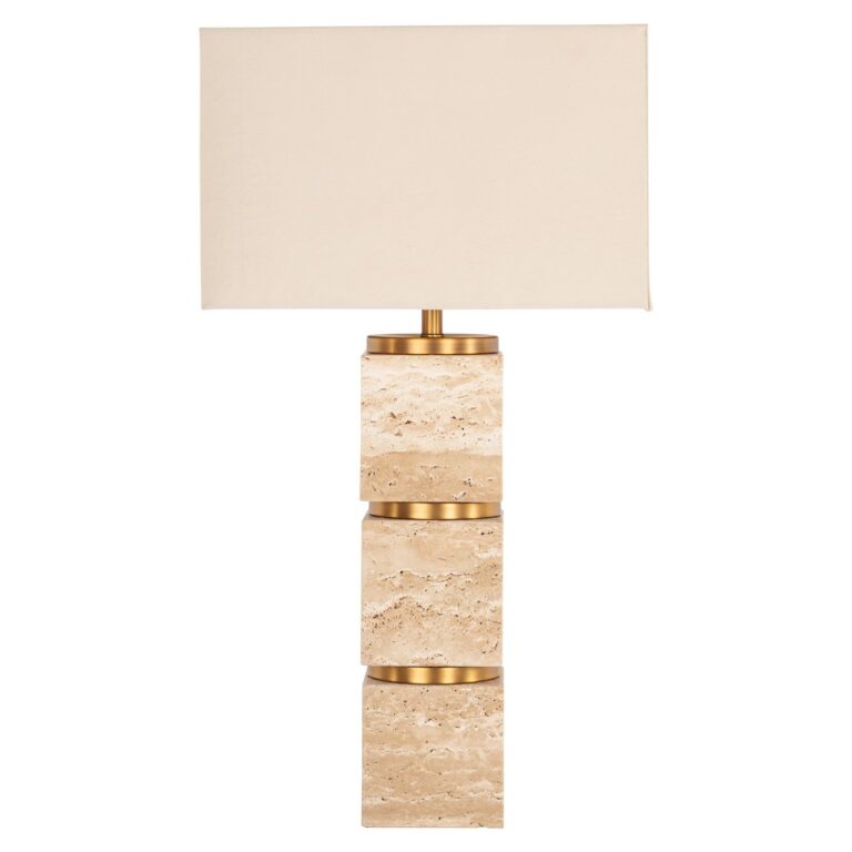 Lampa stołowa Jaella beżowa