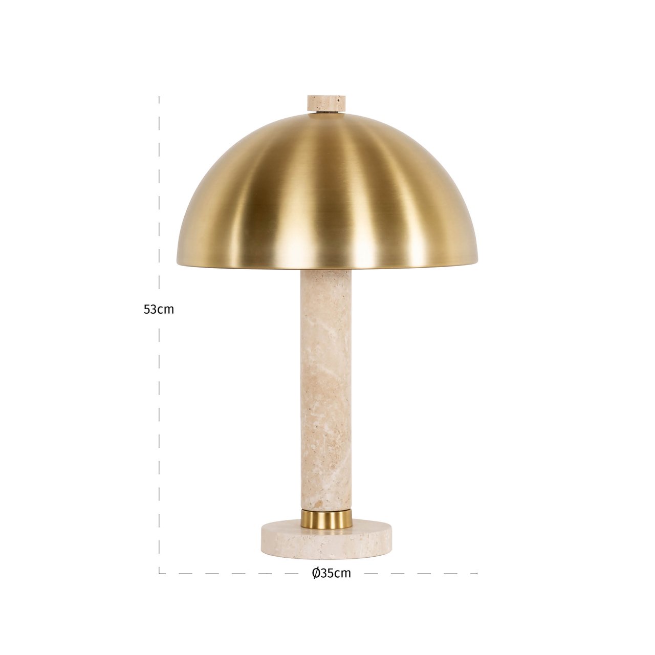 -LB-0201 - Table lamp Jara brushed gold