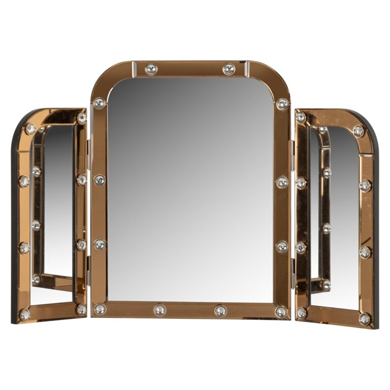 Lustro Jaira brązowe