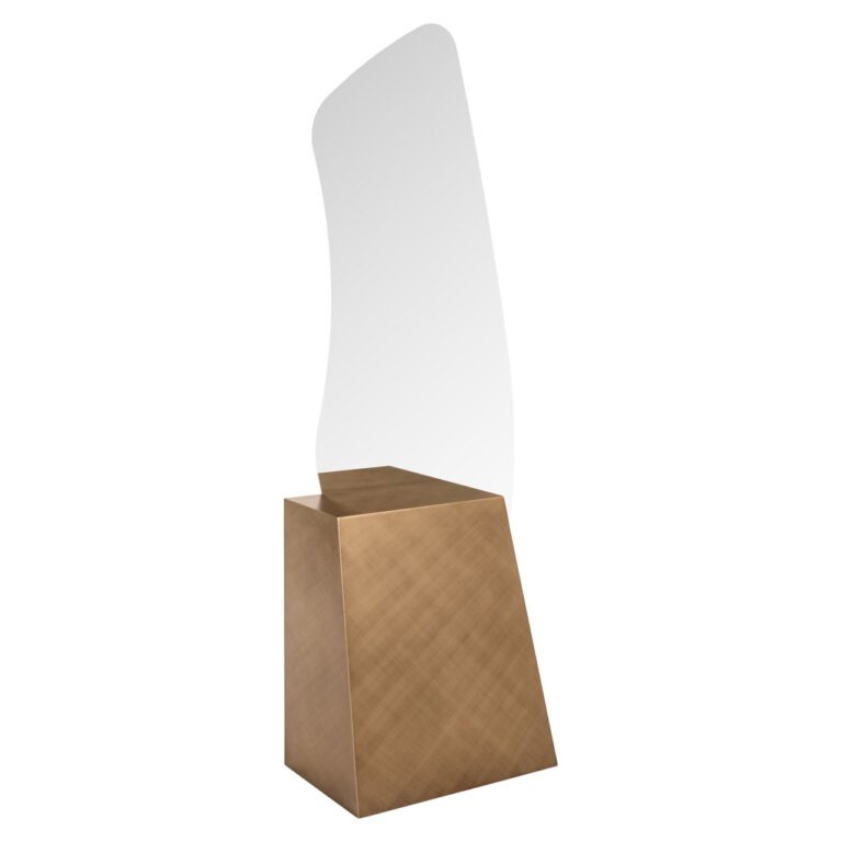 Lustro Mayla szczotkowane złoto