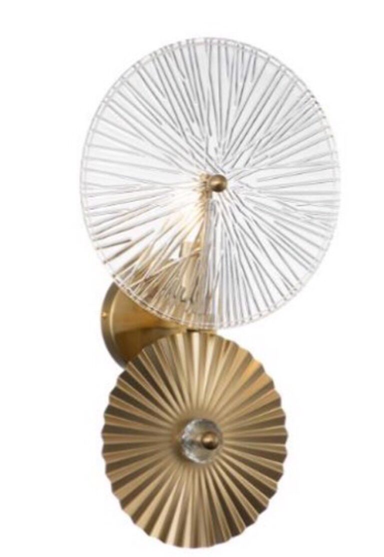 Kinkiet Otis Szczotkowany Złoty